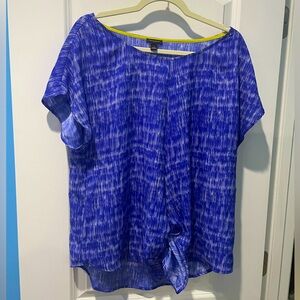 Ann Taylor Short Sleeve Blouse | Size Large